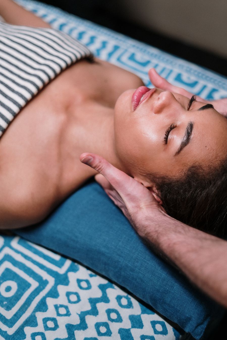 Aesthetician performing a facial treatment in a medspa